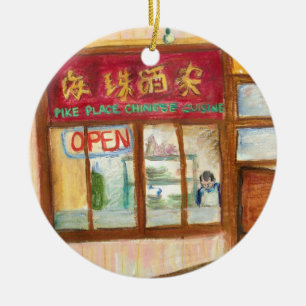 Ornamento de Restaurantes Pike Place (Seattle, WA)