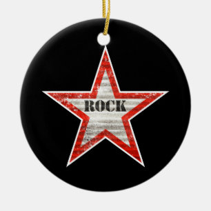 Ornamento de Rockstar (fundo preto)