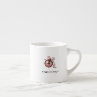 ORNAMENTO DE ROSA EMPOEIRADA CANECA DE ESPRESSO PA