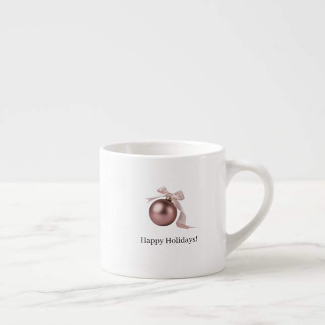 ORNAMENTO DE ROSA EMPOEIRADA CANECA DE ESPRESSO PA (Direita)