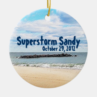 Ornamento de Sandy do Superstorm