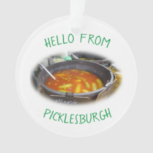 Ornamento de saudações de Picklesburgh