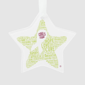 Ornamento de Sensibilização CDKL5 PERSONALIZÁVEL