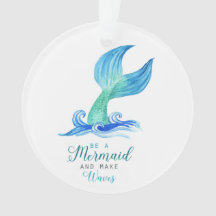 Ornamento de Sereia Personalizado