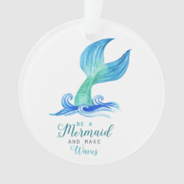 Ornamento de Sereia Personalizado