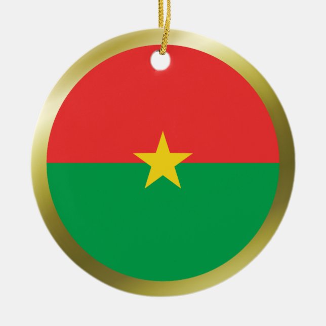 Ornamento de Sinalizador Burkina Faso (Frente)