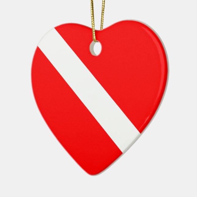 Ornamento de Sinalizador de Disco Scuba (Esquerda)