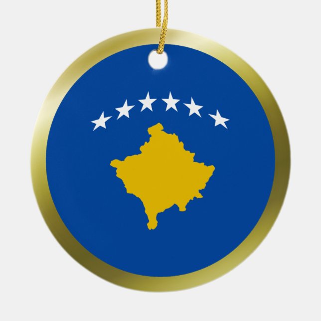 Ornamento de Sinalizador do Kosovo (Frente)