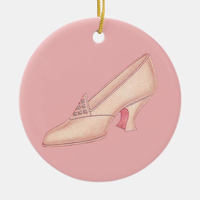 Ornamento de Slipper Princesa Rosa (Frente)