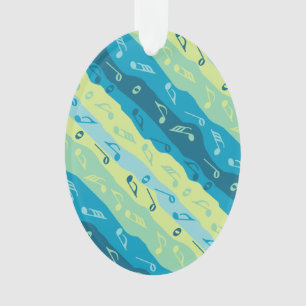 Ornamento de Stripes de Nota de Música