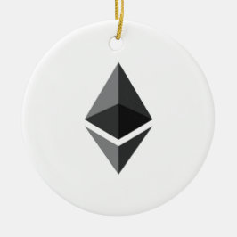 Ornamento de suspensão redondo de Ethereum