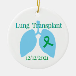 Ornamento de Transplante Pulmonar Personalizável