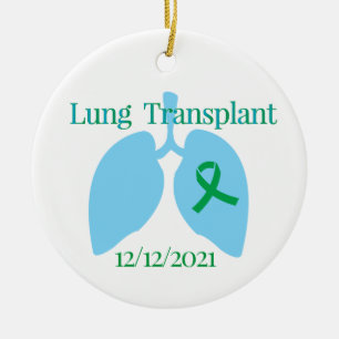 Ornamento de Transplante Pulmonar Personalizável