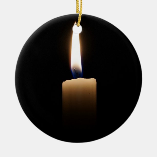 Ornamento de tributo de borboleta da VelaBrancaHAM (Frente)