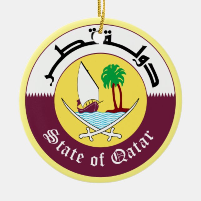 Ornamento de Tripas do Qatar (Frente)