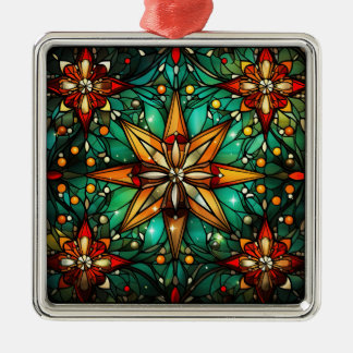 Ornamento de Vidro Contido de Natal