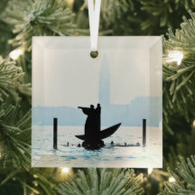 Ornamento de Vidro de MÃO