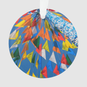 Ornamento Decoração de Bandeira Triangular