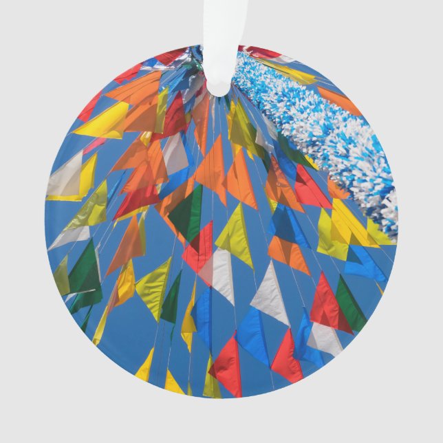 Ornamento Decoração de Sinalizador de Triângulo (Frente)