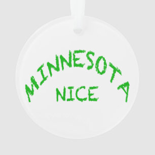 Ornamento Decoração Minnesota Simpática