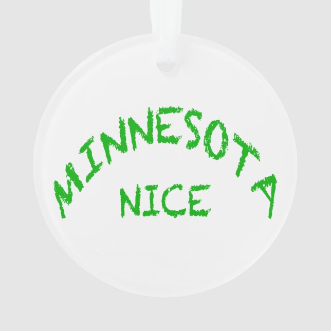 Ornamento Decoração Minnesota Simpática (Verso)