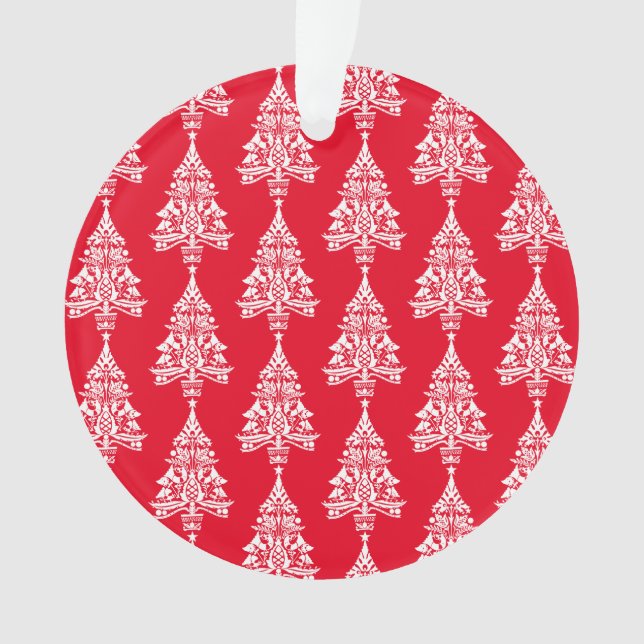 Ornamento Decorações de Natal Tradicionais Escandinavas (Frente)