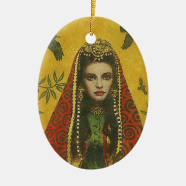 Ornamento decorativo da bruxa (Frente)