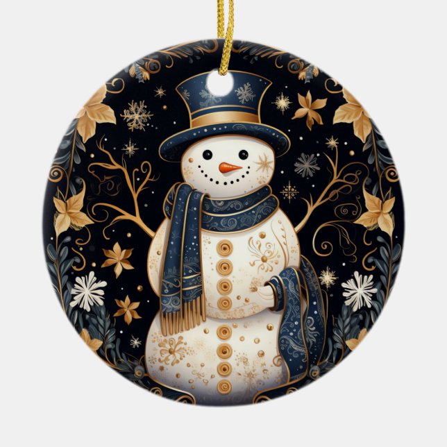 Ornamento Decorativo Snowman (Frente)