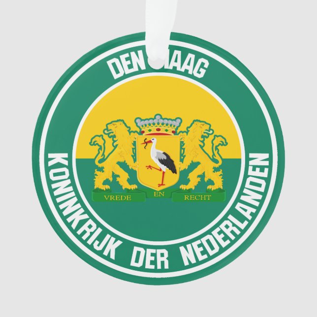 Ornamento Den Haag Round Emblem (Frente)