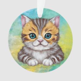 Ornamento Desenhando Gato