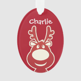 Ornamento Desenhos animados Rudolph