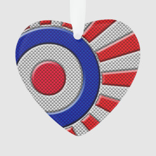 Ornamento Design corajoso do Sunburst de Roundel no estilo