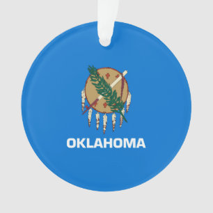 Ornamento Design da bandeira do estado de Oklahoma