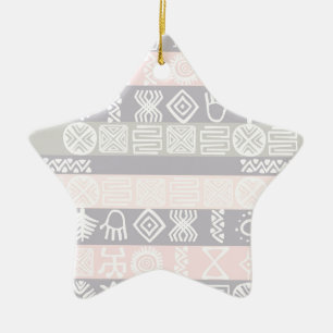 Ornamento Design de Estrelas do Boho Africano