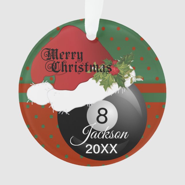 Ornamento Design de Feriado| DIY Nome (Frente)