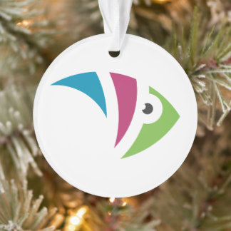 Ornamento design de ilustração colorida de peixes aquários