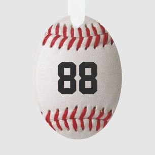 Ornamento Design de jogador de beisebol com número de camisa