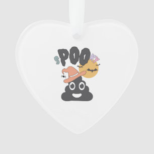 Ornamento Design de Poo Assustador de Humor de Banheiro Dive