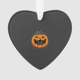 Ornamento design de silhueta de abóbora de Halloween do Pé G