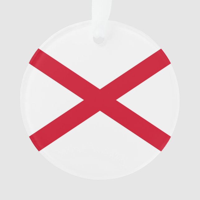 Ornamento Design de Sinalizador do Estado do Alabama (Frente)