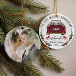 Ornamento design do 50º Aniversário de Casamento<br><div class="desc">50º Aniversário de Casamento Keepsasasasasaame Design Ornament</div>