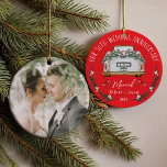 Ornamento design do 50º Aniversário de Casamento<br><div class="desc">50º Aniversário de Casamento Keepsasasasasaame Design Ornament</div>