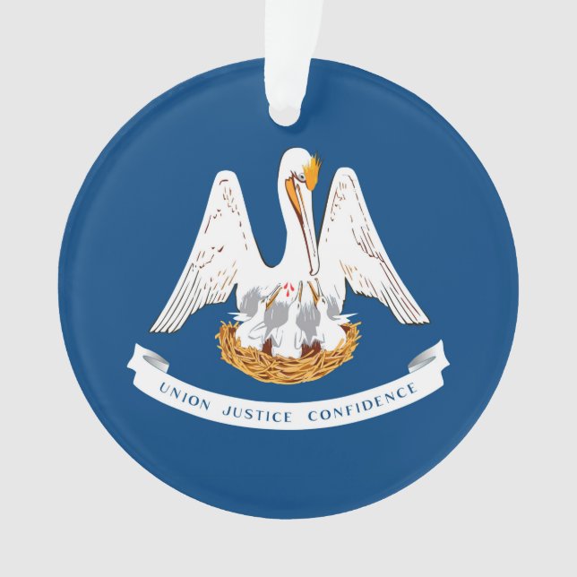 Ornamento Design do Estado da Louisiana (Frente)