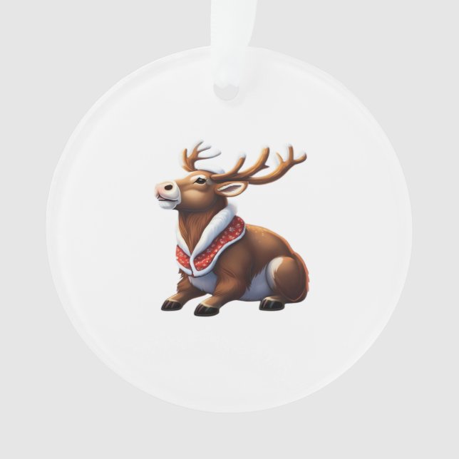 Ornamento Design Moderno e Cheio de Energia Oh Deer (Frente)