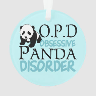 Ornamento Desordem obsessiva da panda
