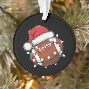 Ornamento Desporto de Natal Futebol Americano Amante do Nata