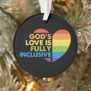 Ornamento Deus Gay Cristão Lgbt