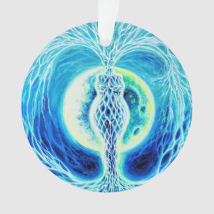 Ornamento Deusa neolítica com lua