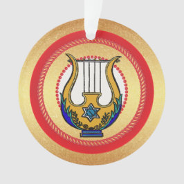 Ornamento Dia 13 Harp de Jesse Tree David