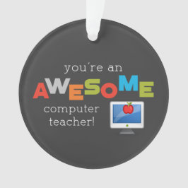 Ornamento Dia de Apreciação de Professores de Computação, In